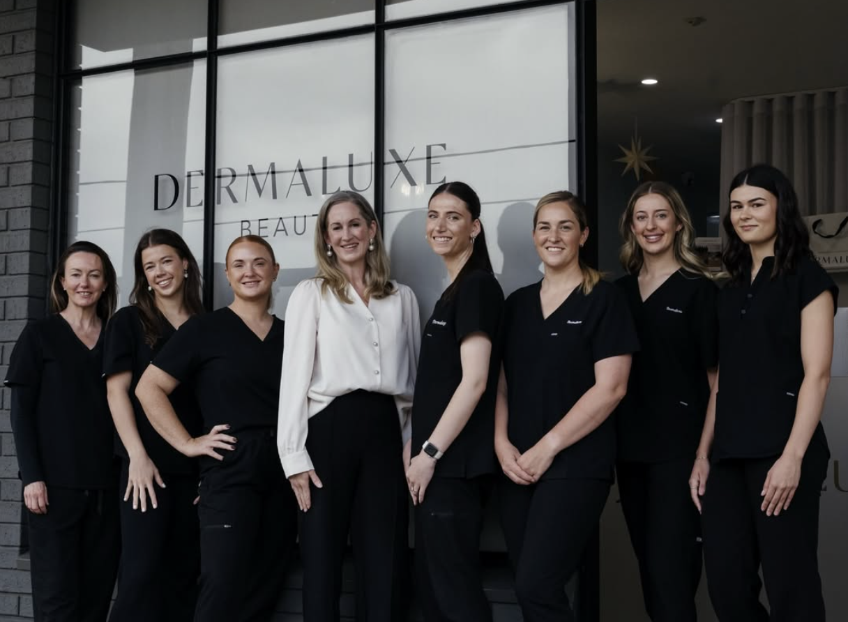Dermaluxe skin treatment in progress
